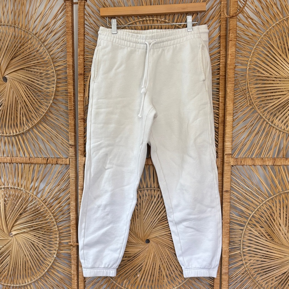 Aritzia tna White Jogger Pants